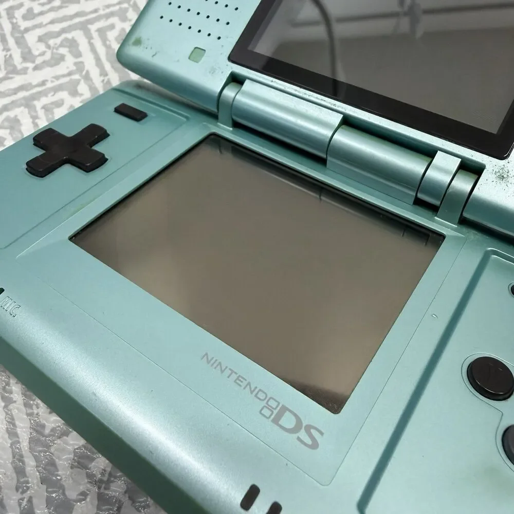 Nintendo DS Original Teal Console JPN Region Free Bundle Mario Kart GBA Tested